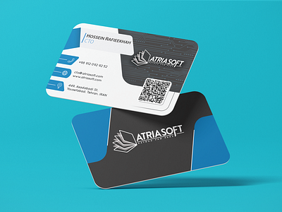 Atriasoft Business Card Design branding design logo