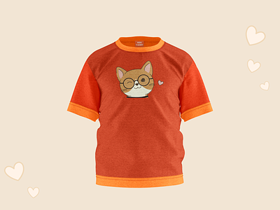 Kids t-shirt design animals art cat design illustration illustrator kids mockup photoshop t shirt
