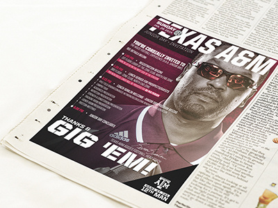 Texas A&M - Game Day & Event Invitations
