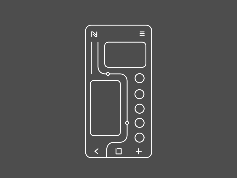 Wireframe app animation animation chart design gray mockup outline phone prototype stats style ui wireframe