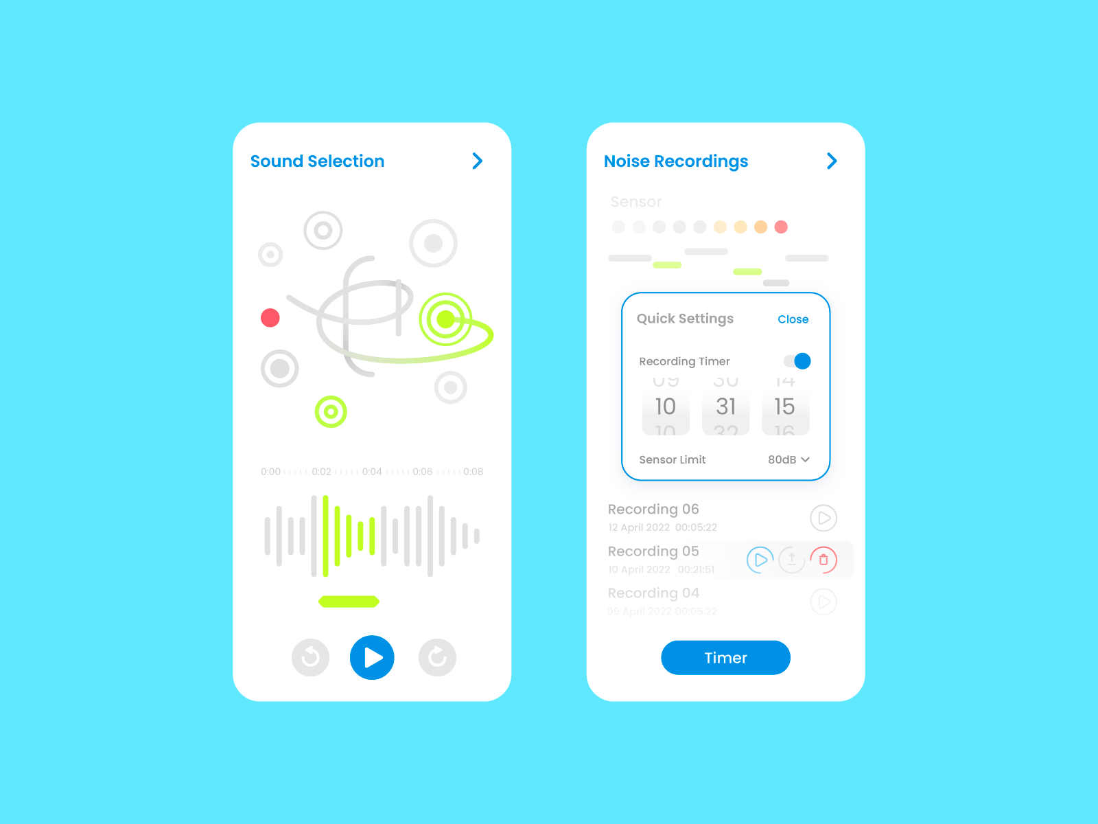 Sound App by Pavle Manojlovic on Dribbble