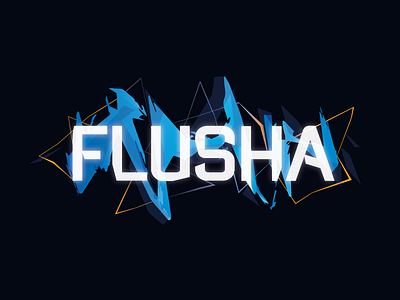 Flusha concept design csgo energy esports fnatic logo precision speed