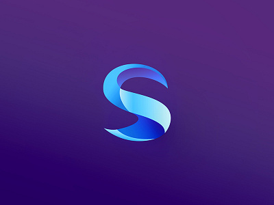 S logo blue logo s shape sign symbol tape