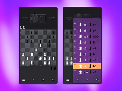 Chess App app board games chess design game material design social