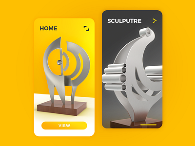 Sculpture Gallery App application art bird gallery sculpture yellow