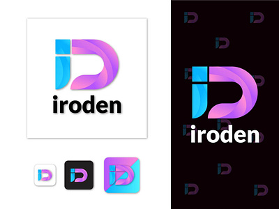 I letter logo - D letter logo