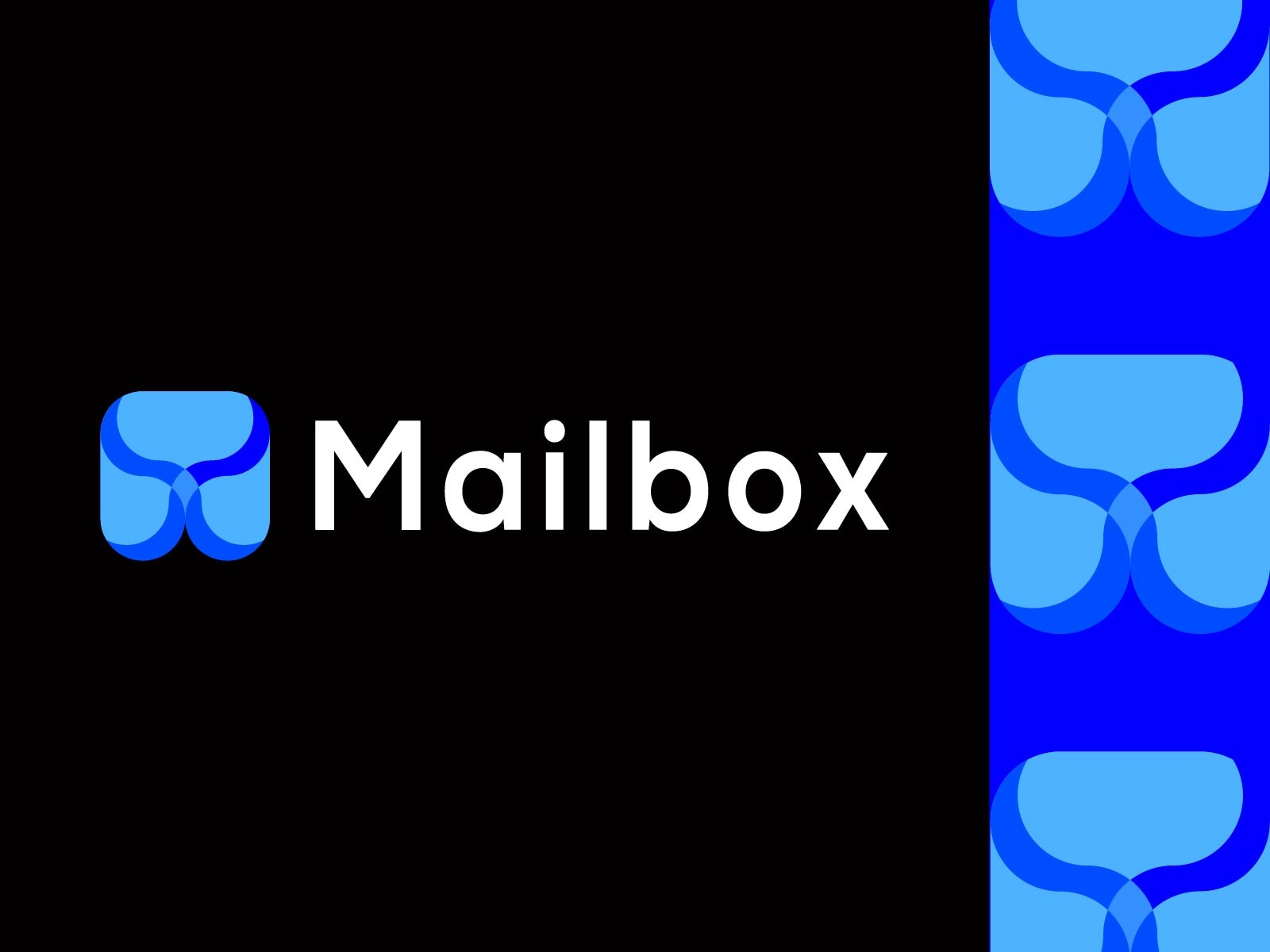 Mail box logo design m letter logo design modern by Salma on Dribbble