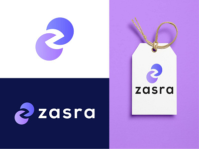 z letter logo design - negative space logo - abstract z logo