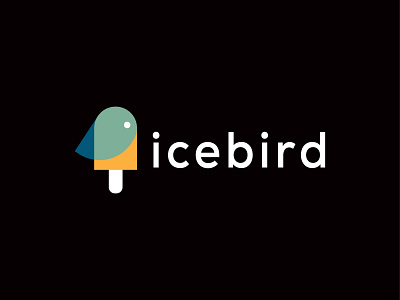 icebird logo - abstract mak logo - modern logo design apps icon brand identity branding colorful corporate logo logo mark logos logotype modern