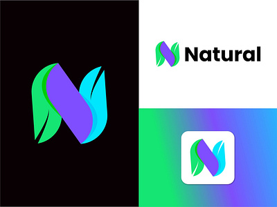 N letter logo design - Modern n logo - Initial N letter logo apps icon brand identity branding logo logo trends 2021 logos modern n logo n letter logo