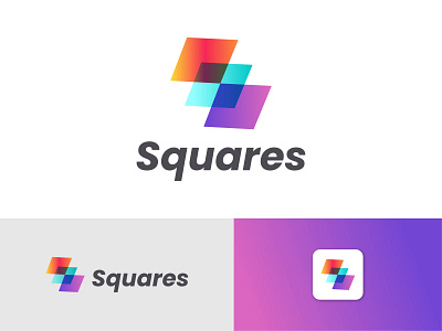 Squires logo - modern logo - abstract logo mark