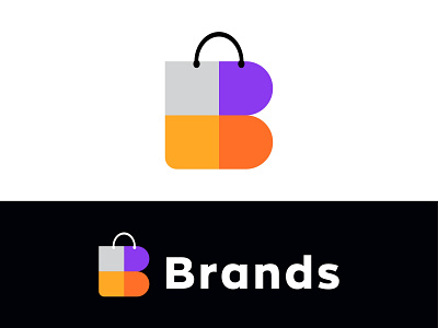 Ecommerce logo design - b letter logo design - Modern b letter