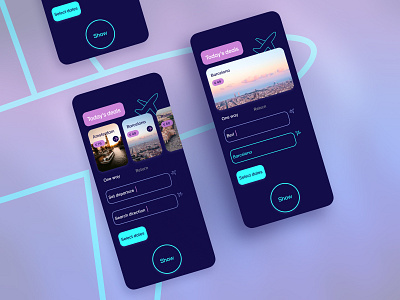 Flight Tickets Booking App app dailyui design minimal mobile app mobile ui ui uidesign uiux webdesign