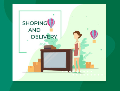 delivery delivery design illustration vector