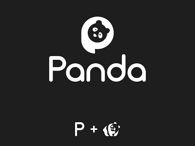panda logo logo