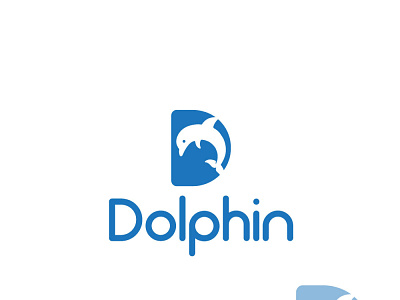 latter D+Dolphin logo