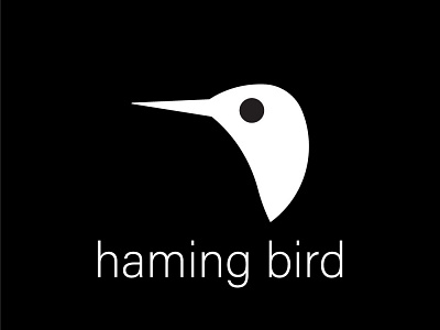 Haming bird branding logo design vector