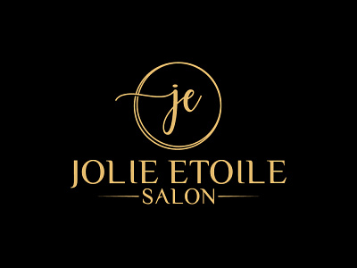 Jolie Etoile Salon branding design graphic design illustration logo logo design typography ui ux vector