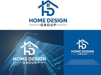 HOME DESIGN GROUP branding design graphic design illustration logo logo design typography ui ux vector
