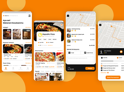 App Food Delivery android app colors figma food and drink food app fooddelivery