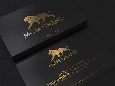 Stylish Professional Modern Luxury Business Card Design