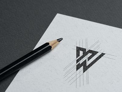 MW monogram logo concept