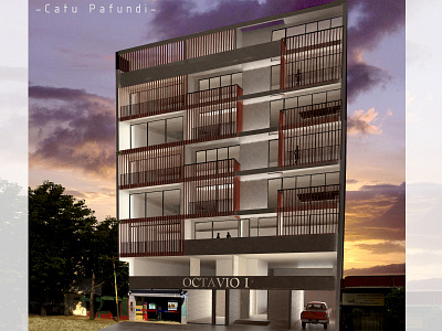 3D visualization of the facade.