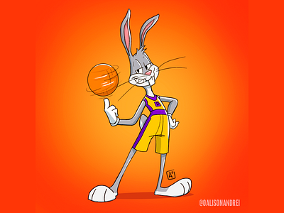 Download Cartoon Nba Players Bugs Bunny Wallpaper