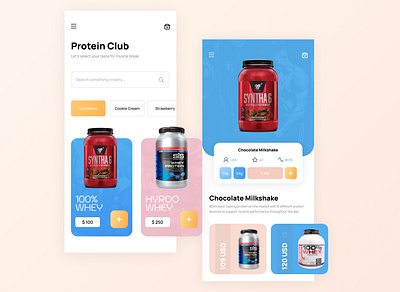 Jack3d - Authentic Supplements App app branding color design design app flat flatdesign minimal ui ui design user interface design userinterface uxdesign vibrant visual art visual design