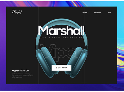 Marshall- Viper 3rd Gen app branding design minimal ui ui design userinterface uxdesign