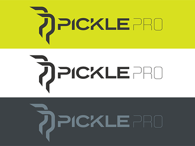 Pickle Pro Apparel Mark ball branding identity logo logotype paddle paddles pickle pickleball raquet sport typography
