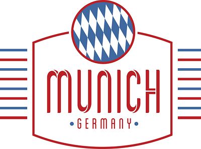 Munich Crest badge bavaria bayern bayern munich crest german germany munchen munich