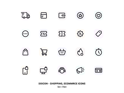 DOICON - Shopping & Ecommerce Icons Pack