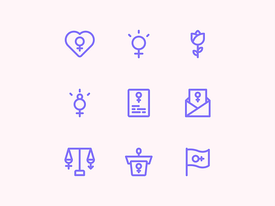 DOICON -  Womens Day Icons Pack