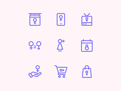 DOICON -  Womens Day Icons Pack