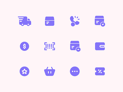 Daily Inspiration - Shopping, E-Commerce Icons Pack