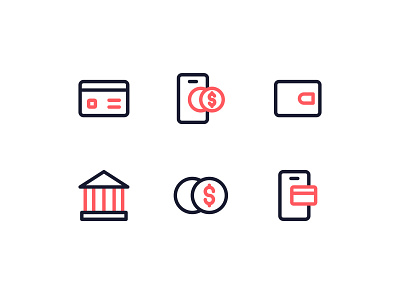 Currency Icon Sets - Line