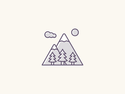 Mountain - Lineal Color app icon basic icons camping design essential icons flat icon hiking icon design illustration line icons lineal color logo moutain solid sport ui design ui icons