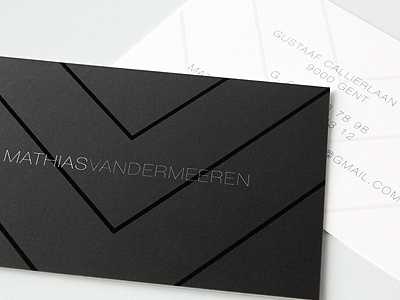 Business Card @chilli black business card minimal white