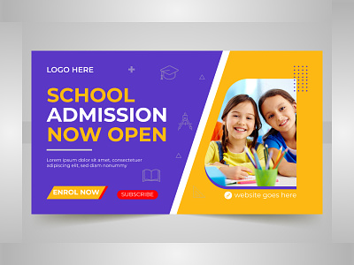 Video Thumbnail Template Design 02 business channel digital marketing education fitness gaming thumbnails gym kids social media video thumbnail
