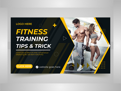 Video Thumbnail Template Design abstract branding business channel cover creative design digital marketing education fitness gaming thumbnails gym kids social media video thumbnail