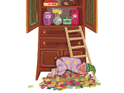 afternoon nap candy cupboard dreaming dwarf