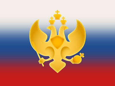 Russia bird coatofarms country eagle emblem flag russia stylized symbol