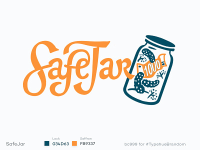 #Typehue 9 Safejar bank jar logo money pickle saving