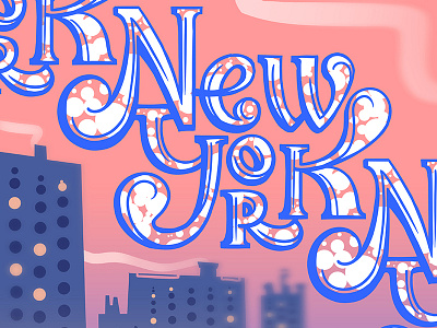 NewYork branding design illustration lettering logo newyork newyorkcity showusyourtype typography