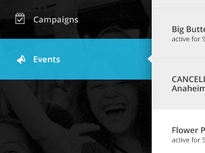 SpotOn Dashboard calendar dashboard event planner planning schedule ui ux
