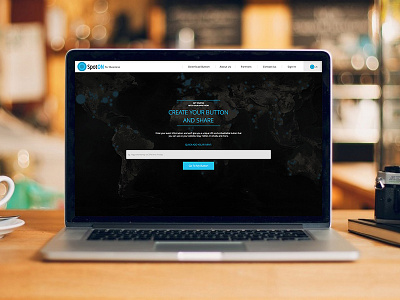 SpotOn.it - create your own event button business button event map navigation schedule share social time world