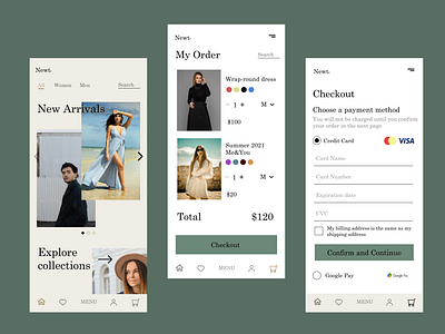 Fashion mobile app