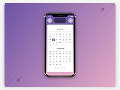 Smart Calendar UI—Dates accessible behavior calendar card context depth gesture integration intelligence ios14 iphone machine learning minimal shadows siri smart swipe type widget