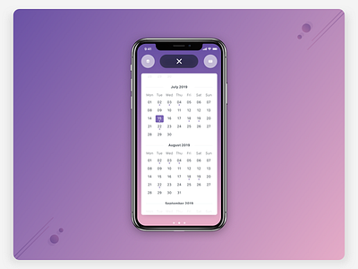 Smart Calendar UI—Dates